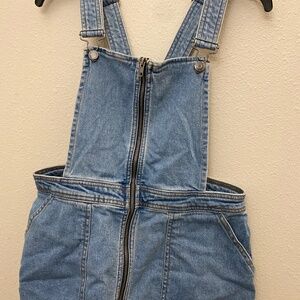 Wild Fable Denim Overall Dress Large